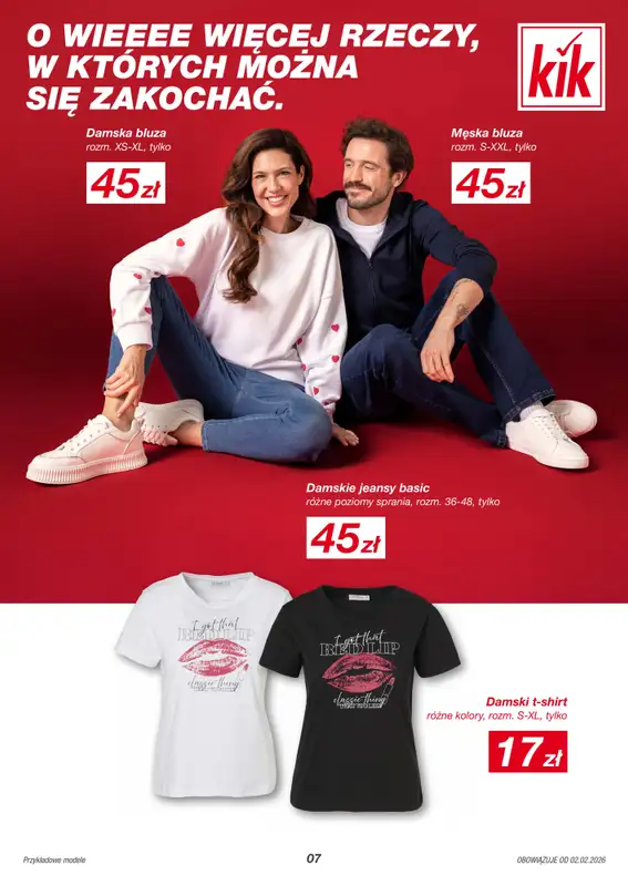 KiK - gazetka promocyjna Gazetka  do niedzieli 22.02 - strona 7