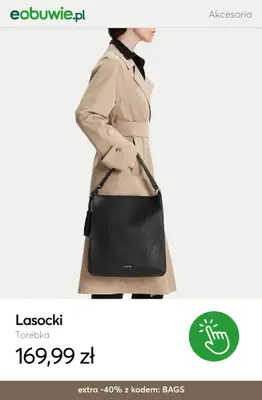 eobuwie.pl - gazetka promocyjna Do -40% na torebki i plecaki, na koszyk od 299 zł od środy 04.02 do niedzieli 15.02 - strona 9