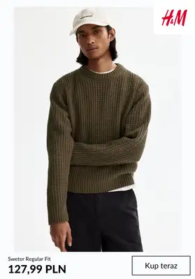 H&M - gazetka promocyjna SWETRY męskie od środy 04.02  - strona 3