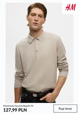 H&M - gazetka promocyjna SWETRY męskie od środy 04.02  - strona 4