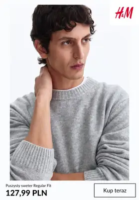 H&M - gazetka promocyjna SWETRY męskie od środy 04.02  - strona 2