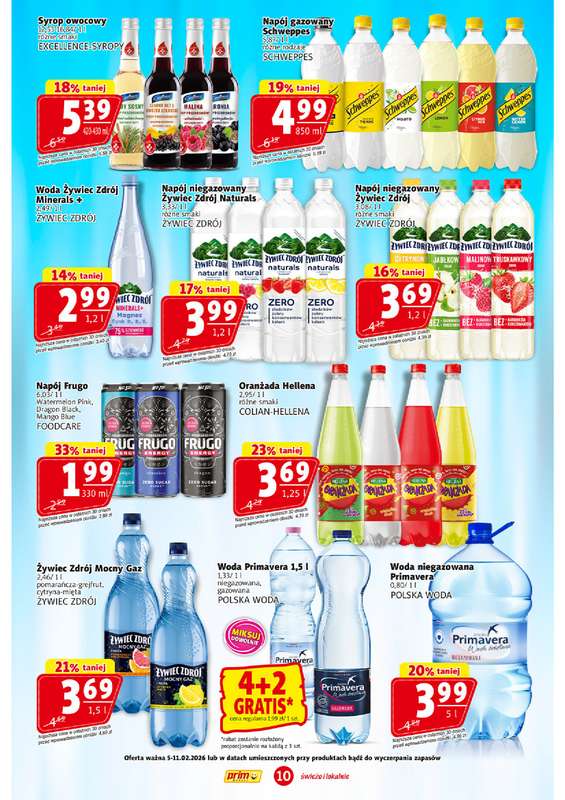 Prim Market - gazetka promocyjna Gazetka od czwartku 05.02 do środy 11.02 - strona 10