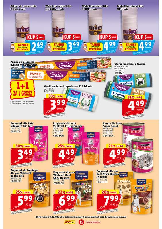 Prim Market - gazetka promocyjna Gazetka od czwartku 05.02 do środy 11.02 - strona 15