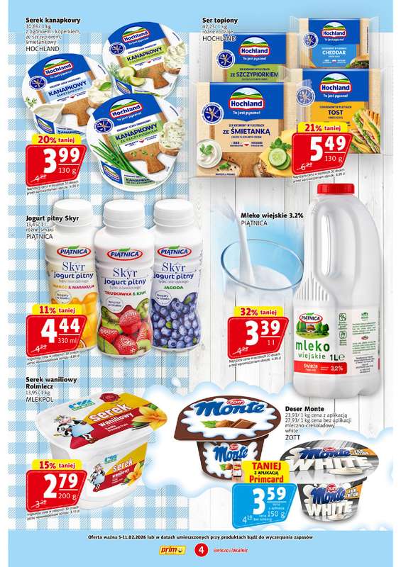 Prim Market - gazetka promocyjna Gazetka od czwartku 05.02 do środy 11.02 - strona 4
