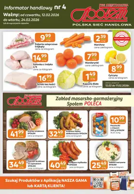 Społem Częstochowa - gazetka promocyjna Gazetka od czwartku 12.02 do wtorku 24.02