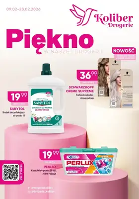 Drogerie Koliber - gazetka promocyjna Gazetka od poniedziałku 09.02 do soboty 28.02