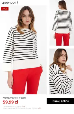 Greenpoint - gazetka promocyjna Swetry w supercenach – już od 39,99 zł od środy 04.02  - strona 11