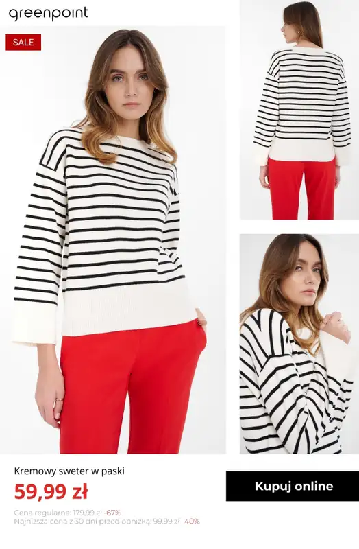 Greenpoint - gazetka promocyjna Swetry w supercenach – już od 39,99 zł od środy 04.02  - strona 11