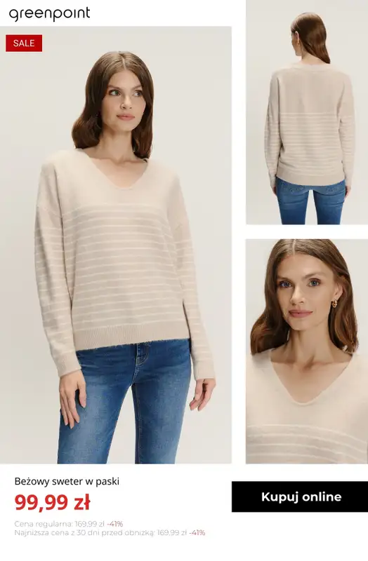 Greenpoint - gazetka promocyjna Swetry w supercenach – już od 39,99 zł od środy 04.02  - strona 6