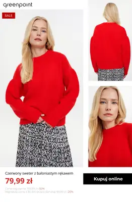 Greenpoint - gazetka promocyjna Swetry w supercenach – już od 39,99 zł od środy 04.02  - strona 8