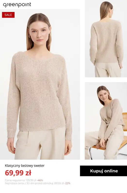 Greenpoint - gazetka promocyjna Swetry w supercenach – już od 39,99 zł od środy 04.02  - strona 2