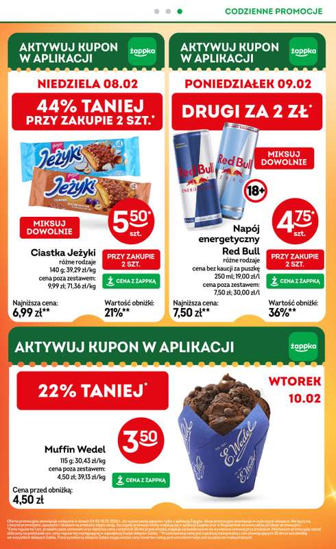 Żabka - gazetka promocyjna Gazetka od środy 28.01 do wtorku 10.02 - strona 8