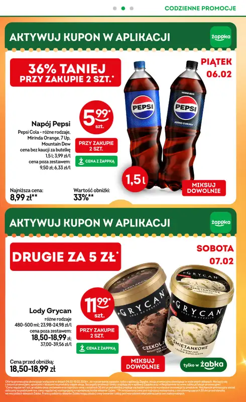 Żabka - gazetka promocyjna Gazetka od środy 28.01 do wtorku 10.02 - strona 7