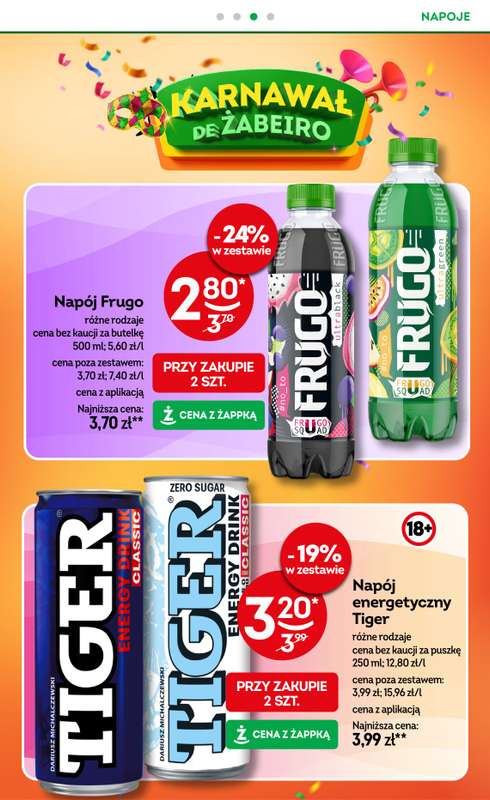 Żabka - gazetka promocyjna Gazetka od środy 28.01 do wtorku 10.02 - strona 28