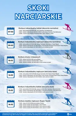 Igrzyska Olimpijskie - gazetka promocyjna Terminarz startów reprezentacji Polski od czwartku 05.02 do niedzieli 22.02 - strona 2