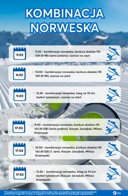 Igrzyska Olimpijskie - gazetka promocyjna Terminarz startów reprezentacji Polski od czwartku 05.02 do niedzieli 22.02 - strona 12