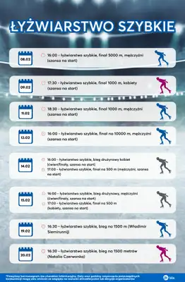 Igrzyska Olimpijskie - gazetka promocyjna Terminarz startów reprezentacji Polski od czwartku 05.02 do niedzieli 22.02 - strona 7