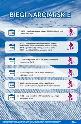 Igrzyska Olimpijskie - gazetka promocyjna Terminarz startów reprezentacji Polski od czwartku 05.02 do niedzieli 22.02 - strona 3