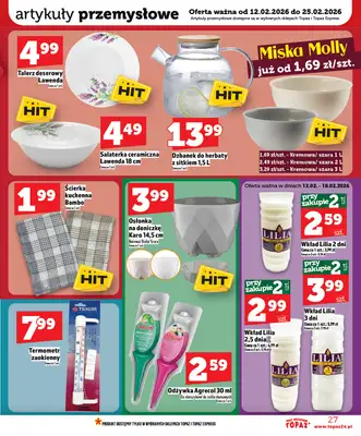 TOPAZ - gazetka promocyjna Nowa gazetka od czwartku 12.02 od czwartku 12.02 do środy 18.02 - strona 27