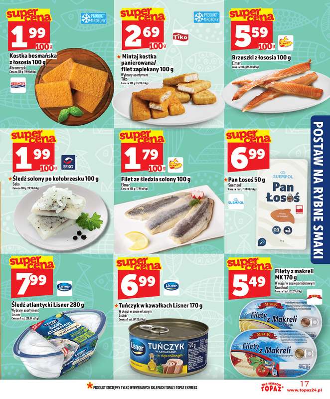 TOPAZ - gazetka promocyjna Nowa gazetka od czwartku 12.02 od czwartku 12.02 do środy 18.02 - strona 17