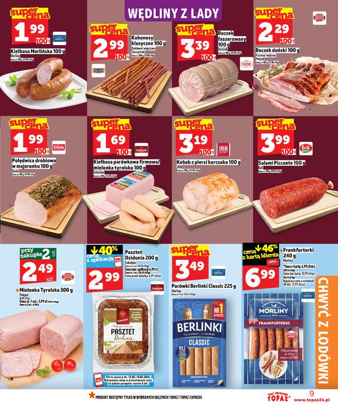 TOPAZ - gazetka promocyjna Nowa gazetka od czwartku 12.02 od czwartku 12.02 do środy 18.02 - strona 9