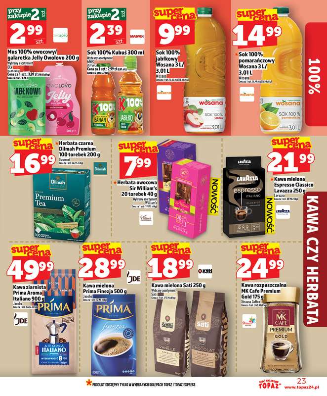 TOPAZ - gazetka promocyjna Nowa gazetka od czwartku 12.02 od czwartku 12.02 do środy 18.02 - strona 23