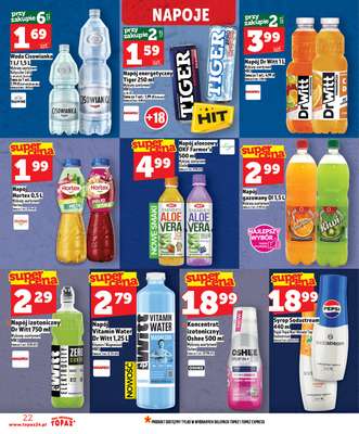 TOPAZ - gazetka promocyjna Nowa gazetka od czwartku 12.02 od czwartku 12.02 do środy 18.02 - strona 22