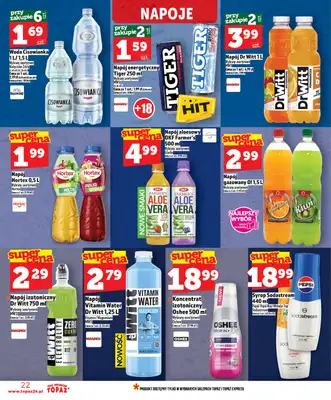 TOPAZ - gazetka promocyjna Nowa gazetka od czwartku 12.02 od czwartku 12.02 do środy 18.02 - strona 22