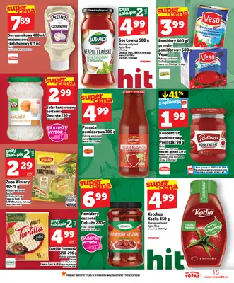 TOPAZ - gazetka promocyjna Nowa gazetka od czwartku 12.02 od czwartku 12.02 do środy 18.02 - strona 15