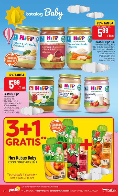 POLOmarket - gazetka promocyjna Katalog Baby od środy 04.02 do wtorku 17.02 - strona 2