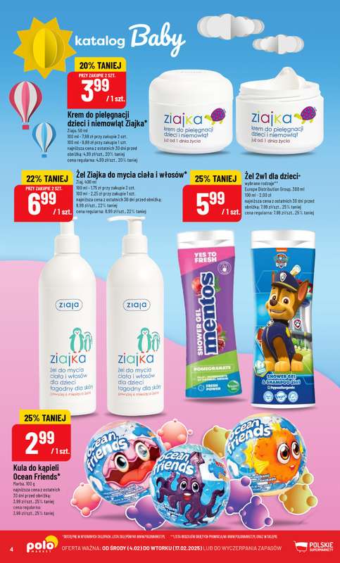 POLOmarket - gazetka promocyjna Katalog Baby od środy 04.02 do wtorku 17.02 - strona 4