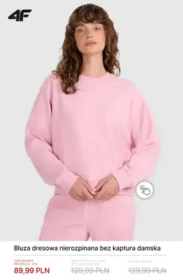 4F - gazetka promocyjna Bluzy i spodnie dresowe dla niej od środy 04.02  - strona 10