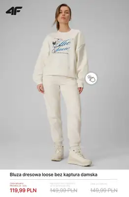 4F - gazetka promocyjna Bluzy i spodnie dresowe dla niej od środy 04.02  - strona 6