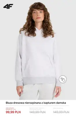 4F - gazetka promocyjna Bluzy i spodnie dresowe dla niej od środy 04.02  - strona 8