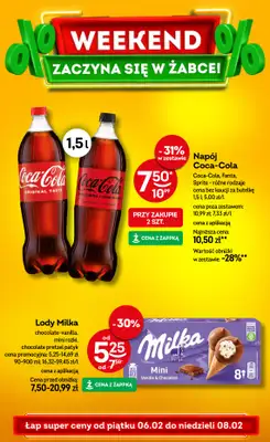 Żabka - gazetka promocyjna Gazetka weekendowa od piątku 06.02 do niedzieli 08.02