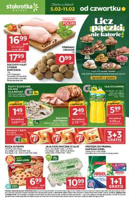 Stokrotka - gazetka promocyjna Gazetka Market od czwartku 05.02 do środy 11.02