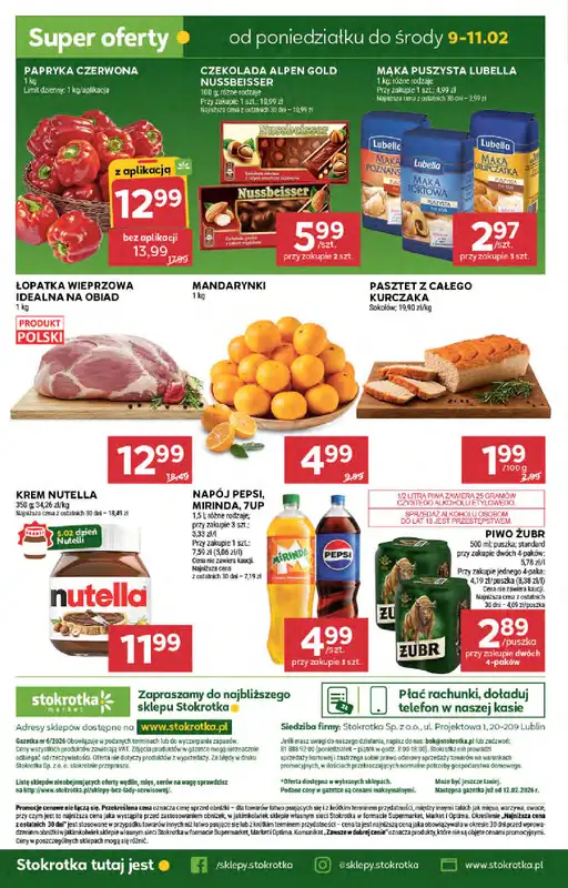 Stokrotka - gazetka promocyjna Gazetka Market od czwartku 05.02 do środy 11.02 - strona 32