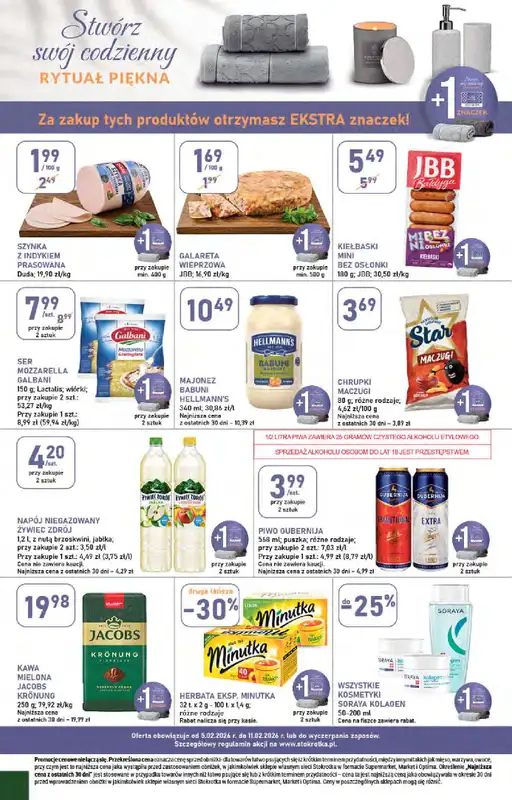 Stokrotka - gazetka promocyjna Gazetka Market od czwartku 05.02 do środy 11.02 - strona 28