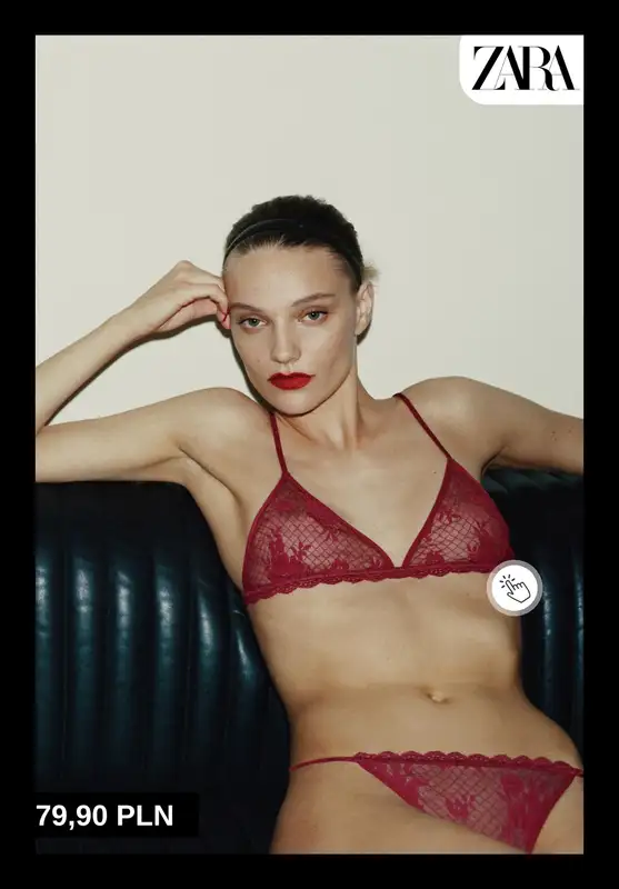 Zara - gazetka promocyjna Bielizna dla niej – nowości od środy 04.02  - strona 6