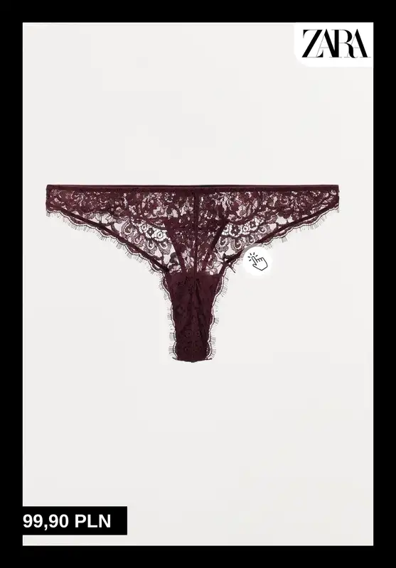 Zara - gazetka promocyjna Bielizna dla niej – nowości od środy 04.02  - strona 3