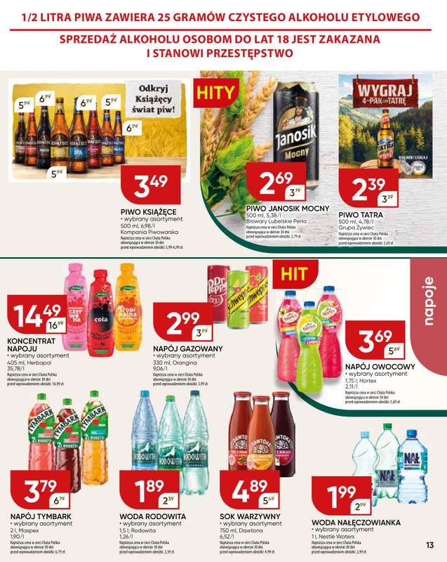 Chata Polska - gazetka promocyjna Gazetka od czwartku 12.02 do niedzieli 22.02 - strona 13