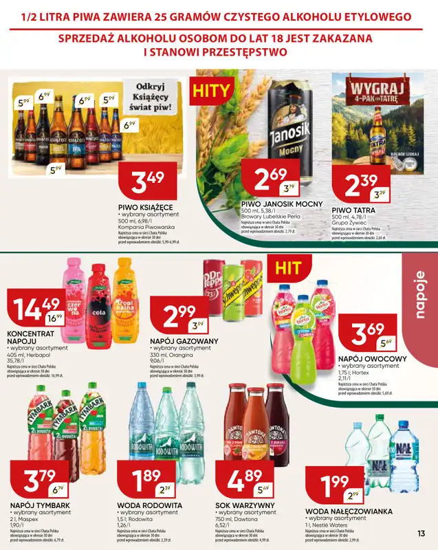 Chata Polska - gazetka promocyjna Gazetka od czwartku 12.02 do niedzieli 22.02 - strona 13