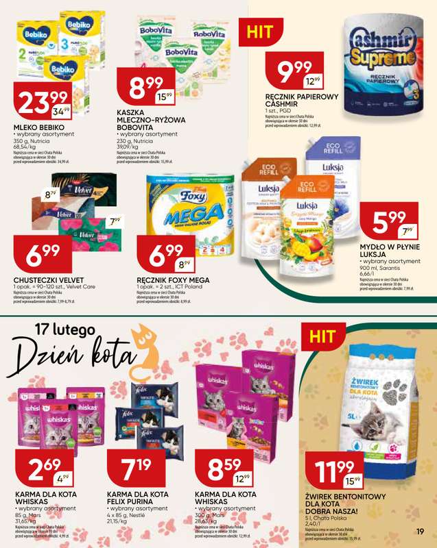 Chata Polska - gazetka promocyjna Gazetka od czwartku 12.02 do niedzieli 22.02 - strona 19
