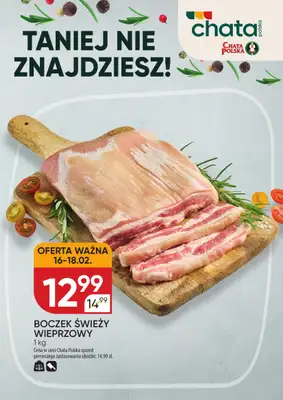Chata Polska - gazetka promocyjna Plakat promocyjny od poniedziałku 16.02 do środy 18.02