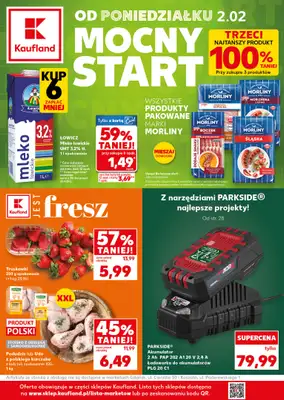 Kaufland - gazetka promocyjna Mocny Start od poniedziałku 02.02 do środy 04.02