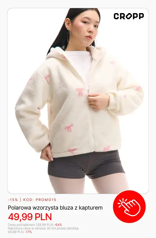 Cropp - gazetka promocyjna HITY wyprzedaży dla niej! od środy 04.02  - strona 2