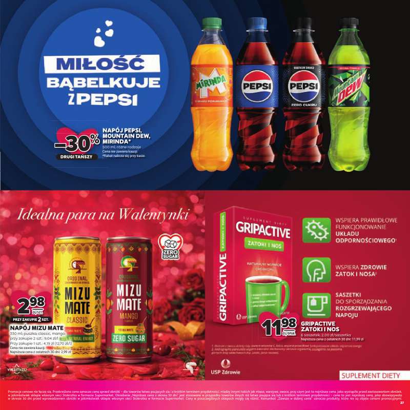 Stokrotka - gazetka promocyjna Katalog Walentynki!  do środy 18.02 - strona 27