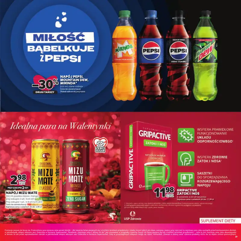 Stokrotka - gazetka promocyjna Katalog Walentynki!  do środy 18.02 - strona 27