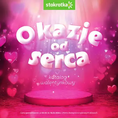 Stokrotka - gazetka promocyjna Katalog Walentynki!  do środy 18.02