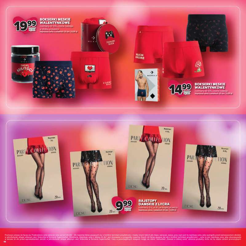 Stokrotka - gazetka promocyjna Katalog Walentynki!  do środy 18.02 - strona 42